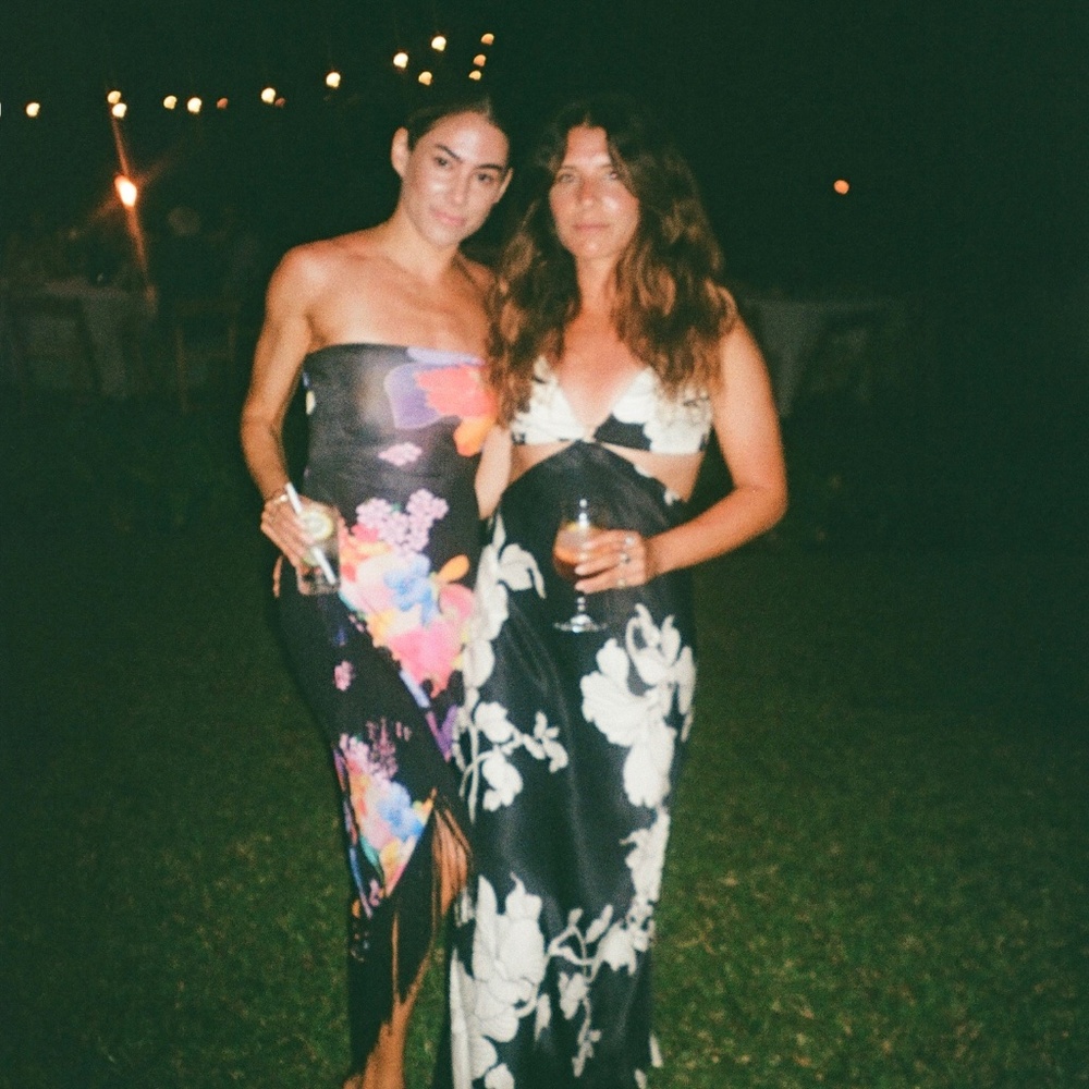Eiko ai black floral dress